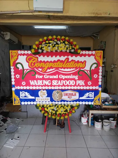 Papan Bunga Ucapan Selamat Ngoran Nglegok